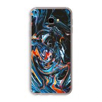 Black Unicorn: Samsung Galaxy J4 Plus Transparant Hoesje