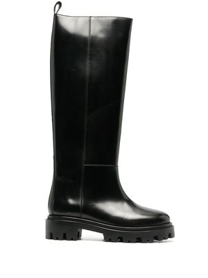 ISABEL MARANT bottes en cuir de veau - Noir