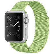 Milanese RVS bandje - Groen - Geschikt voor Apple Watch 38mm / 40mm / 41mm - thumbnail