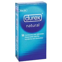 durex natural condooms 12st.