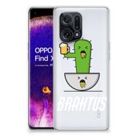 OPPO Find X5 Telefoonhoesje met Naam Braktus