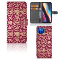 Wallet Case Motorola Moto G 5G Plus Barok Pink
