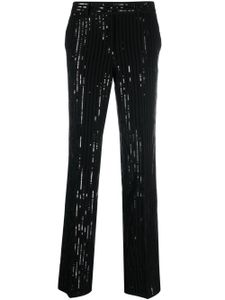 Michael Michael Kors pantalon orné de sequins à taille haute - Noir