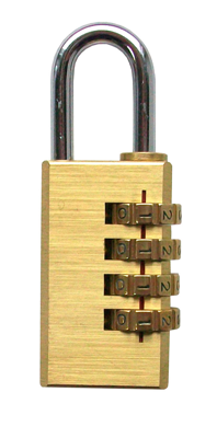 Werkzeyt Hangslot Messing 49.0X5Mm - B34125