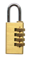 Werkzeyt Hangslot Messing 49.0X5Mm - B34125