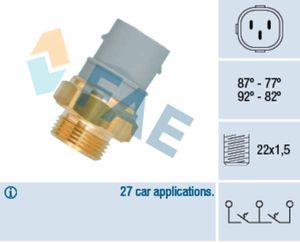 Fae Temperatuurschakelaar 38160