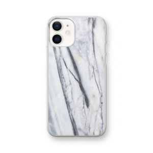 Gestreepte marmer: iPhone 12 Transparant Hoesje