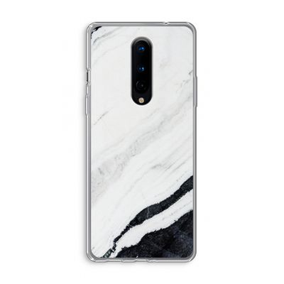 Elegante marmer: OnePlus 8 Transparant Hoesje