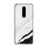 Elegante marmer: OnePlus 8 Transparant Hoesje