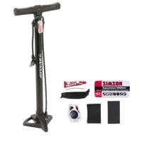 Fietsbanden repareren set fietspomp met reparatie kit