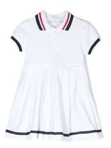 Patachou robe-polo à design texturé - Blanc