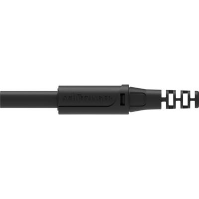 Schützinger DI SKU 30 L Ni / OK / SW Veiligheids-labconnector, female Recht Zwart 1 stuk(s)