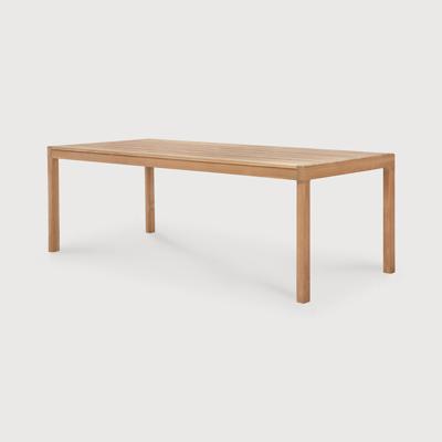 Ethnicraft Tuintafel 'Jack' Teakhout, 250 x 100cm, kleur Naturel