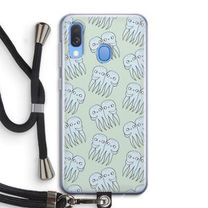 Octopussen: Samsung Galaxy A40 Transparant Hoesje met koord