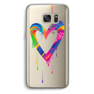 Melts My Heart: Samsung Galaxy S7 Transparant Hoesje