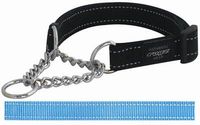 Rogz for dogs lumberjack halfslip halsband turquoise (25 MMX43-73 CM)