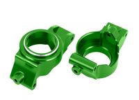 Traxxas - Caster blocks (c-hubs), 6061-T6 aluminum (green-anodized), left & right (TRX-7832-GRN)