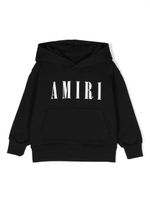 AMIRI KIDS hoodie en coton à logo imprimé - Noir