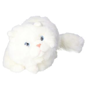 Pluche Perzische Colourpoint katten/poezen knuffel creme 30 cm