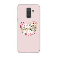 GRL PWR Flower: Samsung Galaxy A6 Plus (2018) Transparant Hoesje