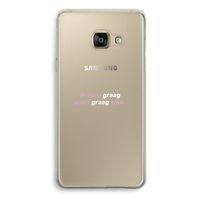 uzelf graag zien: Samsung Galaxy A3 (2016) Transparant Hoesje