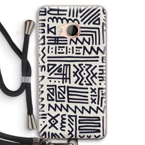 Marrakech print: HTC U Play Transparant Hoesje met koord