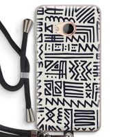 Marrakech print: HTC U Play Transparant Hoesje met koord