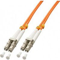 Lindy 2.0m OM2 LC Duplex Glasvezel kabel 2 m Oranje - thumbnail