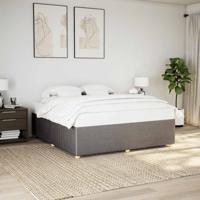 Bedframe zonder matras stof taupe 180x200 cm