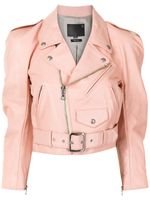 R13 veste de moto ceinturée - Rose