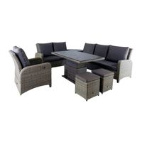 Loungeset Allentown Chocolate Taupe - Oosterik Home