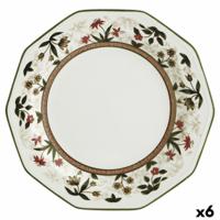 Dinerbord Queen´s By Churchill Assam Gebloemd Keramisch Porslin Ø 27 cm (6 Stuks)