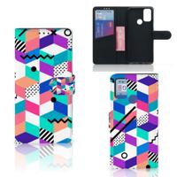 Alcatel 1S (2021) | Book Case | Blokken Kleurrijk