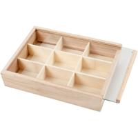Creativ Company Vakkendoos / muntendoos, d: 3,5 cm, afm 17x13 cm, 1 stuk Creativ Company Vakkendoos / muntendoos, d: 3,5 cm, afm 17x13 cm, 1 stuk