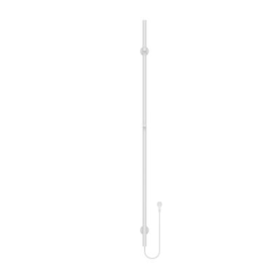 Elektrische Staafhanddoekradiator BWS Roku 60 Watt 150 cm Glanzend Wit
