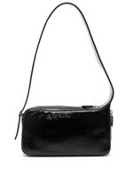 Courrèges sac porté épaule One Racer en cuir - Noir