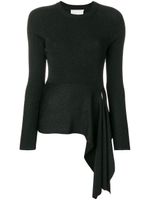 3.1 Phillip Lim pull nervuré à détail noué sur le côté - Noir 3.1 Phillip Lim pull nervuré à détail noué sur le côté - Noir