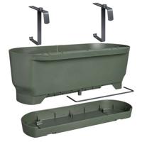ELHO - Bloempot - Greenville Easy Balkon 52 - Bladgroen - Balkon - L 21,2 x B 52 x H 19,4 cm