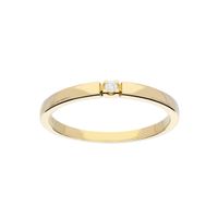 Glow 214.2004 Ring Solitair geelgoud-diamant 1-0.02ct G/si