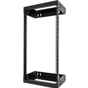 StarTech.com 21U 19 Wandmonteerbare Server Rack, Verstelbare diepte 12-20 2 Post Open Frame Server