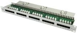 J02023C0014  - 19 inch patch panel 1U gray MPPI25-H Cat3, J02023C0014