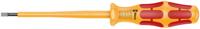 Wera 1060 i VDE-geïsoleerde Kraftform sleuf-schroevendraaier, 0.6 x 3.5 x 100 mm - 05051582001