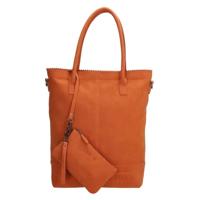 Zebra Trends - Natural Bag Shopper met Rits - Brique