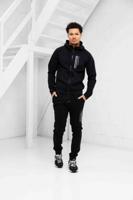 Black Bananas Initial Glow Trainingspak Heren Zwart - Maat M - Kleur: Zwart | Soccerfanshop
