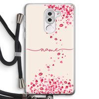 Hartjes en kusjes: Honor 6X Transparant Hoesje met koord