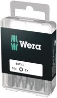 Wera 867/1 Z TORX® Bits, TX 20 x 25 mm (10 Bits pro Box) - 1 stuk(s) - 05072408001