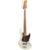 Fazley Sunset Series Jellyfish 5 Olympic White 5-snarige elektrische basgitaar met gigbag