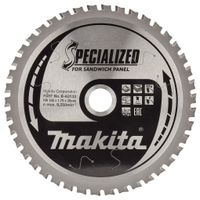 Makita Accessoires B-63133 | Cirkelzaagblad Sandwichpaneel | Specialized | 165x20x1,75 42T 0G - B-63133