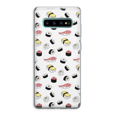 Sushi time: Samsung Galaxy S10 Plus Transparant Hoesje