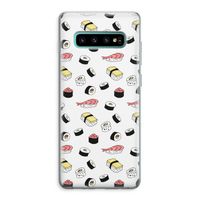 Sushi time: Samsung Galaxy S10 Plus Transparant Hoesje